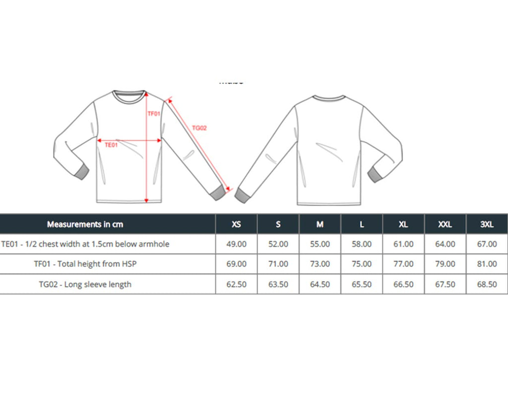 ubisex-longsleeve-bio-baumwolle-ecofriendly-sizeguide