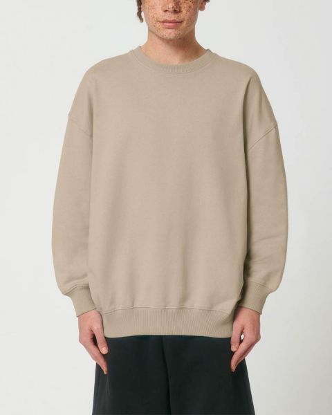 Oversized Sweatshirt aus reiner Bio-Baumwolle, Dry Handfeel