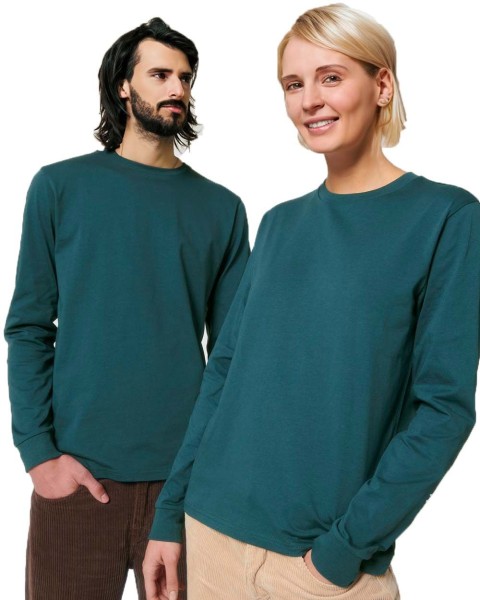 BioTshirt schwerer Bio-Baumwolle fair Bio Langarm T-Shirts nachhaltig Heavy Herren aus | | - aus & Bio-Baumwolle Mode 100%