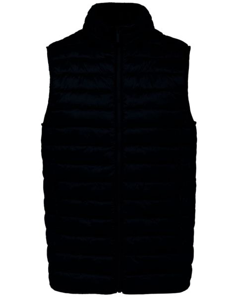 Recycelte Herren Weste Bodywarmer leicht aus 100 % recyceltem Polyamid